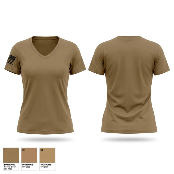 Womens Short Sleeve Vneck Shirt, Kraken, Army, Teamtime, Team time, sublimation, custom sports apparel, team uniforms, spirit wear, spiritwear, sports uniforms, custom shirts, team store, custom team store, fundraiser sports, apparel fundraiser