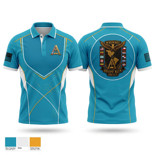 Short Sleeve Performance Polo, FAH BASE HAM, Air Force, Teamtime, Team time, sublimation, custom sports apparel, team uniforms, spirit wear, spiritwear, sports uniforms, custom shirts, team store, custom team store, fundraiser sports, apparel fundraiser