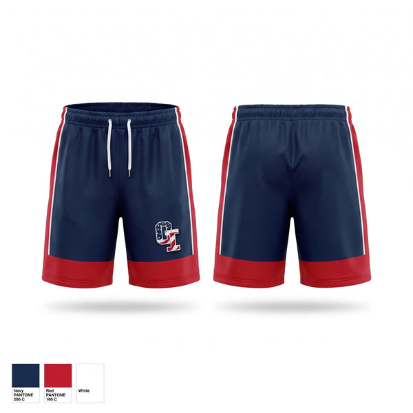 Athletic Shorts With Pockets, Ohio Independence, Baseball, Teamtime, Team time, sublimation, custom sports apparel, team uniforms, spirit wear, spiritwear, sports uniforms, custom shirts, team store, custom team store, fundraiser sports, apparel fundraiser