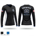 Arrest and Control 2388420 Women's Long Sleeve V-neck Shirt - 1