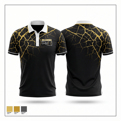 Oklahoma dirtbags 19726672 Short Sleeve Performance Polo - 1