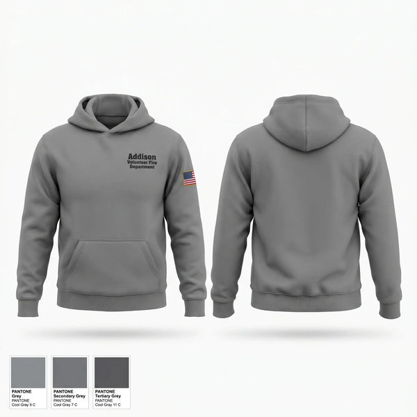 Hoodie, Addison Volunteer Fire Department, Fire Department, Teamtime, Team time, sublimation, custom sports apparel, team uniforms, spirit wear, spiritwear, sports uniforms, custom shirts, team store, custom team store, fundraiser sports, apparel fundraiser