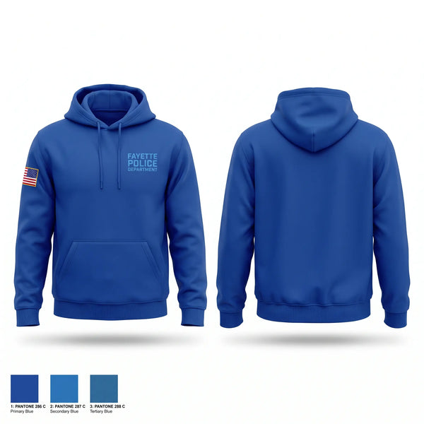 Hoodie, Fayette Police Department, Police, Teamtime, Team time, sublimation, custom sports apparel, team uniforms, spirit wear, spiritwear, sports uniforms, custom shirts, team store, custom team store, fundraiser sports, apparel fundraiser