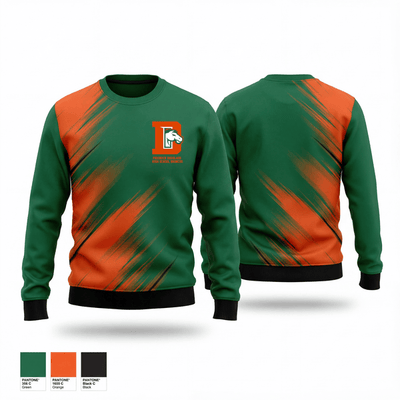 Fredrick Douglass High School Broncos 32324824 Crew Neck Sweatshirt - 25