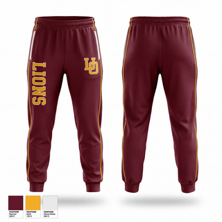 Sweatpants, Lions, Baseball, Teamtime, Team time, sublimation, custom sports apparel, team uniforms, spirit wear, spiritwear, sports uniforms, custom shirts, team store, custom team store, fundraiser sports, apparel fundraiser