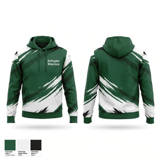 Hoodie, Schuyler Warriors, Track & Field, Teamtime, Team time, sublimation, custom sports apparel, team uniforms, spirit wear, spiritwear, sports uniforms, custom shirts, team store, custom team store, fundraiser sports, apparel fundraiser