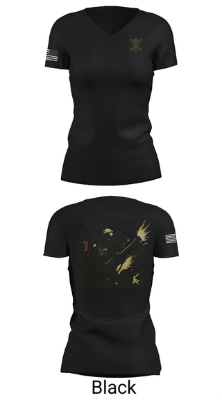 Womens Short Sleeve Vneck Shirt, 2/11 Hotel battery, Marines, Teamtime, Team time, sublimation, custom sports apparel, team uniforms, spirit wear, spiritwear, sports uniforms, custom shirts, team store, custom team store, fundraiser sports, apparel fundraiser