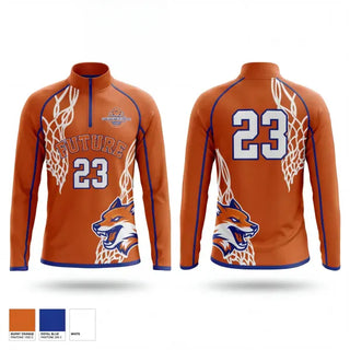 Quarter Zip Jacket, Breakthrough Academy, Men's Basketball, Teamtime, Team time, sublimation, custom sports apparel, team uniforms, spirit wear, spiritwear, sports uniforms, custom shirts, team store, custom team store, fundraiser sports, apparel fundraiser