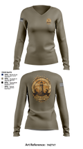 LCU-2004 59546896 Women's Long Sleeve V-neck Shirt - 12