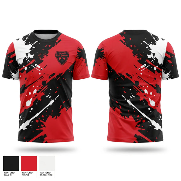 Football Jersey, Lowell Red Arrows, Men's Soccer, Teamtime, Team time, sublimation, custom sports apparel, team uniforms, spirit wear, spiritwear, sports uniforms, custom shirts, team store, custom team store, fundraiser sports, apparel fundraiser
