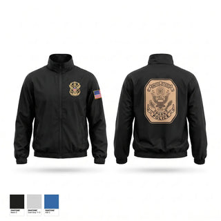 Windbreaker, United States Park Police, Police, Teamtime, Team time, sublimation, custom sports apparel, team uniforms, spirit wear, spiritwear, sports uniforms, custom shirts, team store, custom team store, fundraiser sports, apparel fundraiser