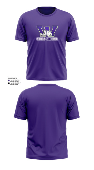 Old School Cotton Shirt, Waukegan Bulldogs, Women's Soccer, Teamtime, Team time, sublimation, custom sports apparel, team uniforms, spirit wear, spiritwear, sports uniforms, custom shirts, team store, custom team store, fundraiser sports, apparel fundraiser