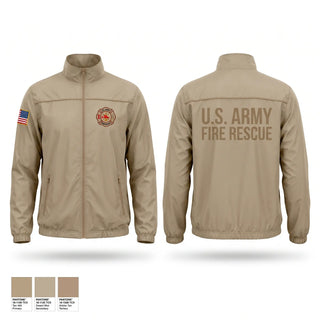 Windbreaker, U.S. ARMY FIRE, Fire Department, Teamtime, Team time, sublimation, custom sports apparel, team uniforms, spirit wear, spiritwear, sports uniforms, custom shirts, team store, custom team store, fundraiser sports, apparel fundraiser