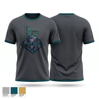 Lake-Erie Cyclones Short Sleeve Performance Shirt - 2