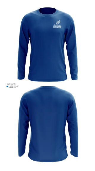 Long Sleeve Performance Shirt, Louisiana Speed Racers, Track & Field, Teamtime, Team time, sublimation, custom sports apparel, team uniforms, spirit wear, spiritwear, sports uniforms, custom shirts, team store, custom team store, fundraiser sports, apparel fundraiser