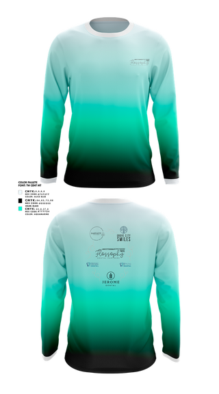 Long Sleeve Performance Shirt, Flossophy Dental Partners Pelotonia, Cycling, Teamtime, Team time, sublimation, custom sports apparel, team uniforms, spirit wear, spiritwear, sports uniforms, custom shirts, team store, custom team store, fundraiser sports, apparel fundraiser