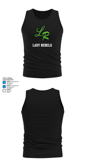 Tank Top, Lady Rebels, Softball, Teamtime, Team time, sublimation, custom sports apparel, team uniforms, spirit wear, spiritwear, sports uniforms, custom shirts, team store, custom team store, fundraiser sports, apparel fundraiser