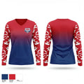 USA Softball of Kansas 51695691 Women's Long Sleeve V-neck Shirt - 1