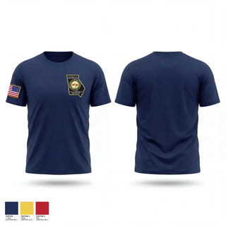 Old School Cotton Feel Shirt, Georgia Department of Public Safety, Police, Teamtime, Team time, sublimation, custom sports apparel, team uniforms, spirit wear, spiritwear, sports uniforms, custom shirts, team store, custom team store, fundraiser sports, apparel fundraiser