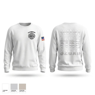 Crew Neck Sweatshirt, Colebrook, Fire Department, Teamtime, Team time, sublimation, custom sports apparel, team uniforms, spirit wear, spiritwear, sports uniforms, custom shirts, team store, custom team store, fundraiser sports, apparel fundraiser