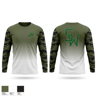South Walton Hawks Long Sleeve Performance Shirt - 1