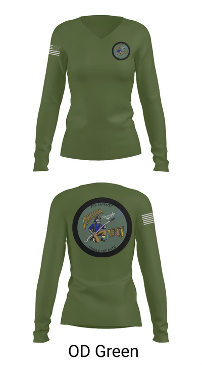 Backstep training group 69830165 Women's Long Sleeve V-neck Shirt - 57