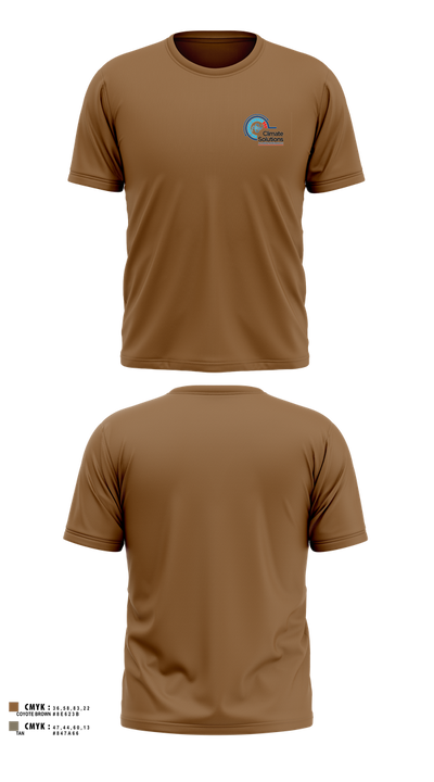 Climate Solutions Air conditioning & Refrigeration LLC 28190571 Old School Cotton Feel Shirt - 101