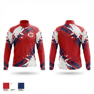Quarter Zip Jacket, WYCO 307 Reds, Baseball, Teamtime, Team time, sublimation, custom sports apparel, team uniforms, spirit wear, spiritwear, sports uniforms, custom shirts, team store, custom team store, fundraiser sports, apparel fundraiser