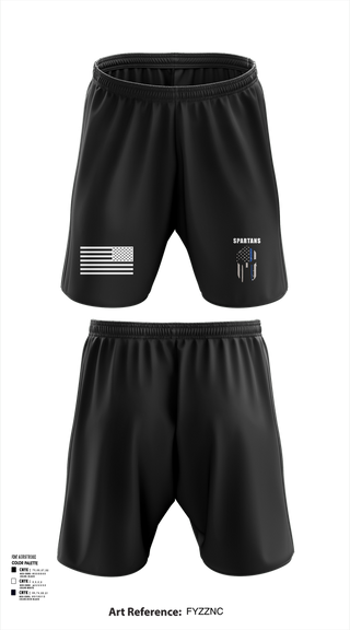 Athletic Shorts With Pockets, Spartans, , Teamtime, Team time, sublimation, custom sports apparel, team uniforms, spirit wear, spiritwear, sports uniforms, custom shirts, team store, custom team store, fundraiser sports, apparel fundraiser