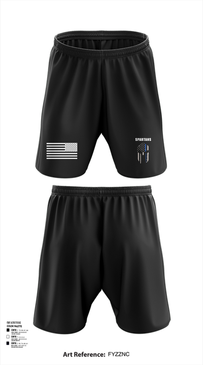 Spartans 78365959 Athletic Shorts With Pockets - 102