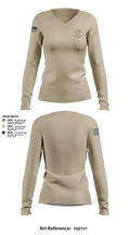A co 1/109 75312716 Women's Long Sleeve V-neck Shirt - 3