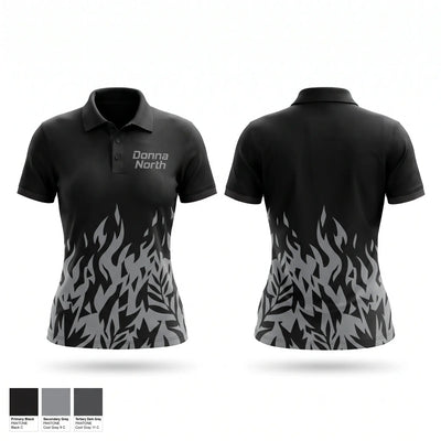 Donna North Short Sleeve Performance Polo - 1