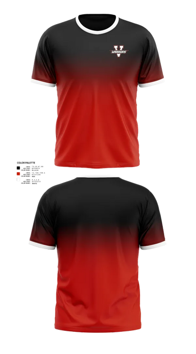 Valley Regional High School Basketball 91881078 Short Sleeve Performance Shirt - 21