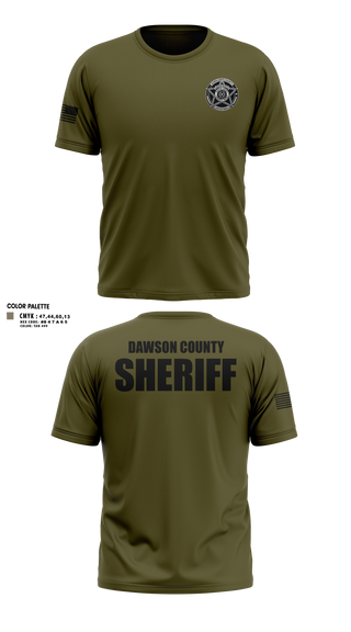 Short Sleeve Performance Shirt, Dawson County Sheriff’s Office, Police, Teamtime, Team time, sublimation, custom sports apparel, team uniforms, spirit wear, spiritwear, sports uniforms, custom shirts, team store, custom team store, fundraiser sports, apparel fundraiser