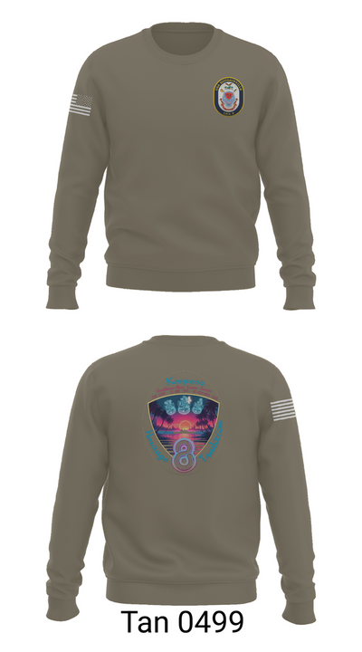 USS Bougainville CPO 89131174 Crew Neck Sweatshirt - 62