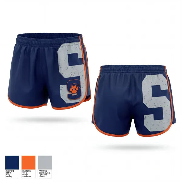 Womens Shorts, Solvay High School Softball, Softball, Teamtime, Team time, sublimation, custom sports apparel, team uniforms, spirit wear, spiritwear, sports uniforms, custom shirts, team store, custom team store, fundraiser sports, apparel fundraiser