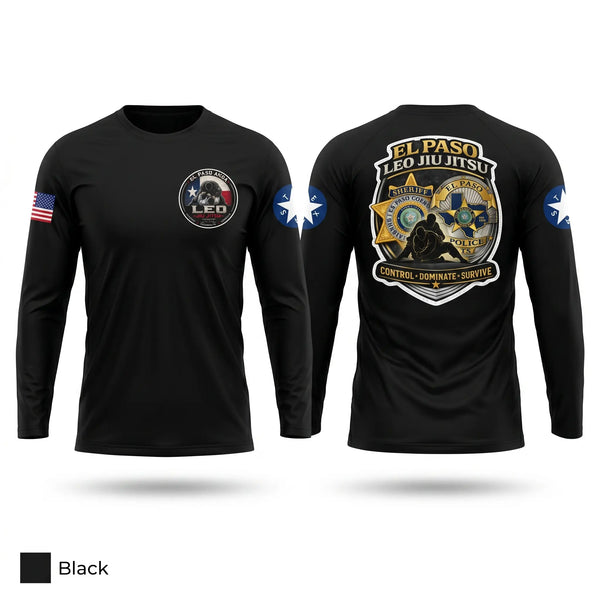 Long Sleeve Performance Shirt, El Paso, Police, Teamtime, Team time, sublimation, custom sports apparel, team uniforms, spirit wear, spiritwear, sports uniforms, custom shirts, team store, custom team store, fundraiser sports, apparel fundraiser