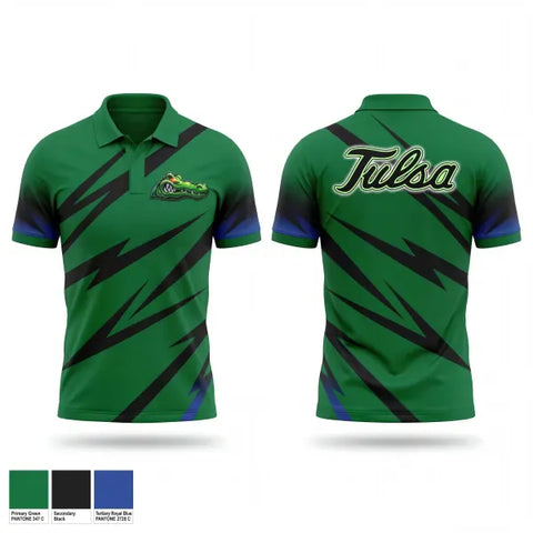 Short Sleeve Performance Polo, Tulsa Gators, , Teamtime, Team time, sublimation, custom sports apparel, team uniforms, spirit wear, spiritwear, sports uniforms, custom shirts, team store, custom team store, fundraiser sports, apparel fundraiser