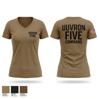 Womens Short Sleeve Vneck Shirt, UUVRON FIVE, Navy, Teamtime, Team time, sublimation, custom sports apparel, team uniforms, spirit wear, spiritwear, sports uniforms, custom shirts, team store, custom team store, fundraiser sports, apparel fundraiser