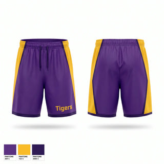 Athletic Shorts With Pockets, Tigers, Wrestling, Teamtime, Team time, sublimation, custom sports apparel, team uniforms, spirit wear, spiritwear, sports uniforms, custom shirts, team store, custom team store, fundraiser sports, apparel fundraiser