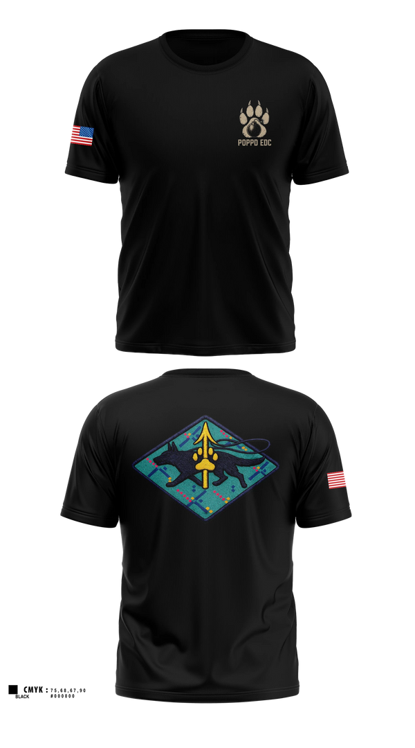 Port Of Portland Police K9 Short Sleeve Performance Shirt - 3