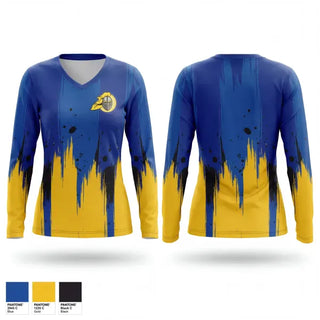 Womens Long Sleeve Vneck Shirt, Northern High School Baseball, Baseball, Teamtime, Team time, sublimation, custom sports apparel, team uniforms, spirit wear, spiritwear, sports uniforms, custom shirts, team store, custom team store, fundraiser sports, apparel fundraiser