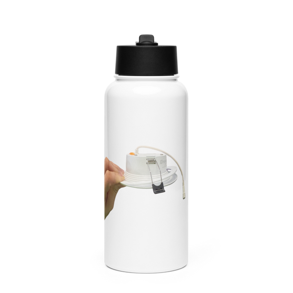 Electric Power Inc 22522472 Stainless Steel Water Bottle with a Straw Lid