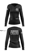 D3 Violent Crimes Reduction Team 16983979 Women's Long Sleeve V-neck Shirt - 3