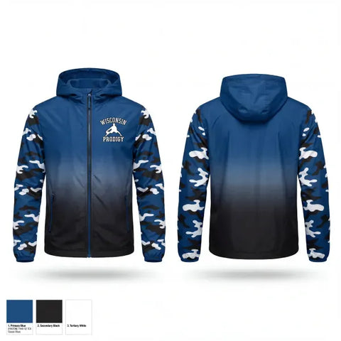 Windbreaker, Wisconsin Prodigy, Men's Basketball, Teamtime, Team time, sublimation, custom sports apparel, team uniforms, spirit wear, spiritwear, sports uniforms, custom shirts, team store, custom team store, fundraiser sports, apparel fundraiser