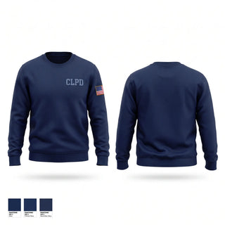 Crew Neck Sweatshirt, CLPD, Police, Teamtime, Team time, sublimation, custom sports apparel, team uniforms, spirit wear, spiritwear, sports uniforms, custom shirts, team store, custom team store, fundraiser sports, apparel fundraiser