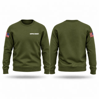 Crew Neck Sweatshirt, HPPD SWAT, Police, Teamtime, Team time, sublimation, custom sports apparel, team uniforms, spirit wear, spiritwear, sports uniforms, custom shirts, team store, custom team store, fundraiser sports, apparel fundraiser