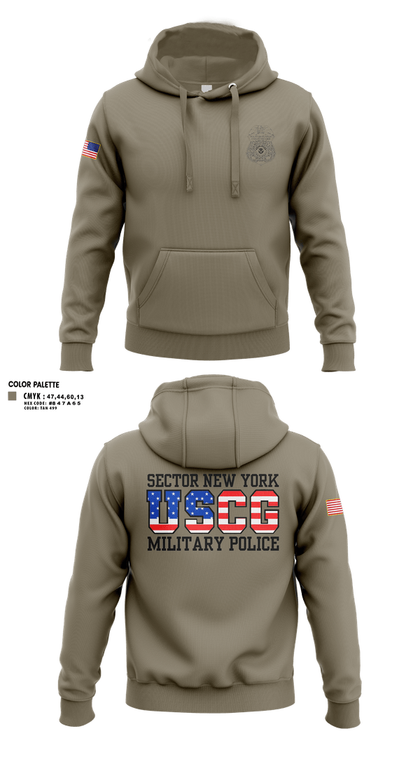 Hoodie, Sector New York Security Forces, Coast Guard, Teamtime, Team time, sublimation, custom sports apparel, team uniforms, spirit wear, spiritwear, sports uniforms, custom shirts, team store, custom team store, fundraiser sports, apparel fundraiser