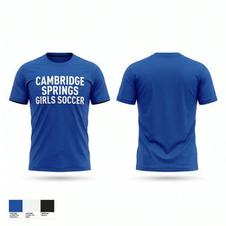 Short Sleeve Performance Shirt, Cambridge springs girls soccer, Women's Soccer, Teamtime, Team time, sublimation, custom sports apparel, team uniforms, spirit wear, spiritwear, sports uniforms, custom shirts, team store, custom team store, fundraiser sports, apparel fundraiser