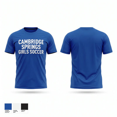 Cambridge springs girls soccer Short Sleeve Performance Shirt - 2